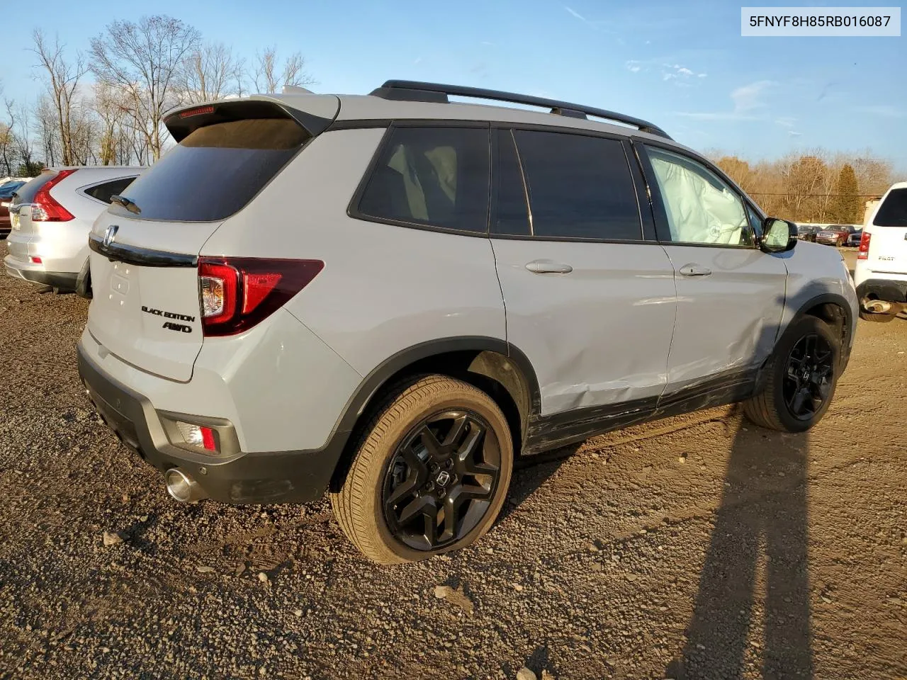 2024 Honda Passport Black Edition VIN: 5FNYF8H85RB016087 Lot: 79571964