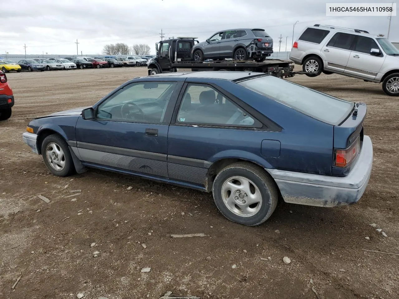 1987 Honda Accord Dx VIN: 1HGCA5465HA110958 Lot: 52486744