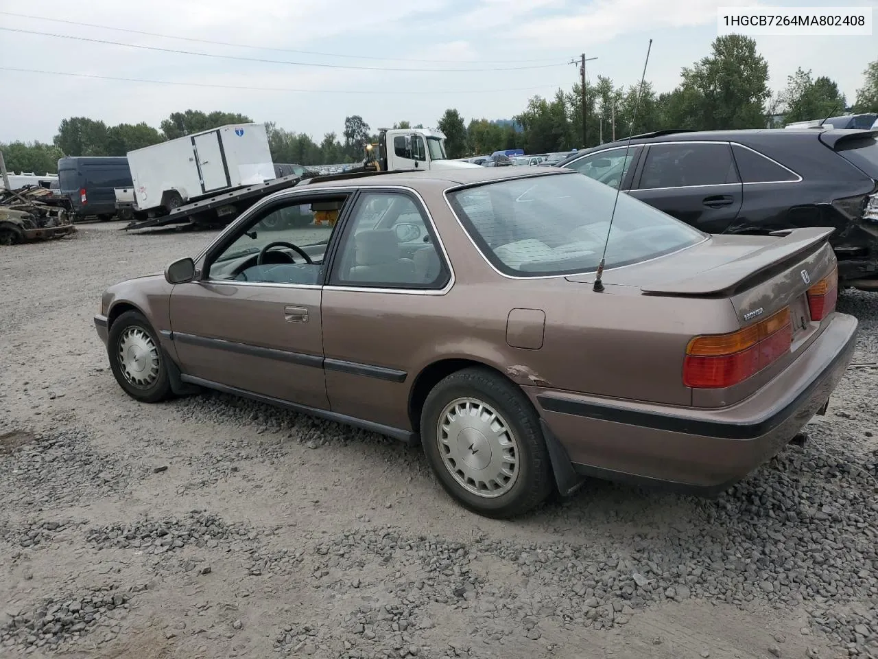 1991 Honda Accord Ex VIN: 1HGCB7264MA802408 Lot: 66913634