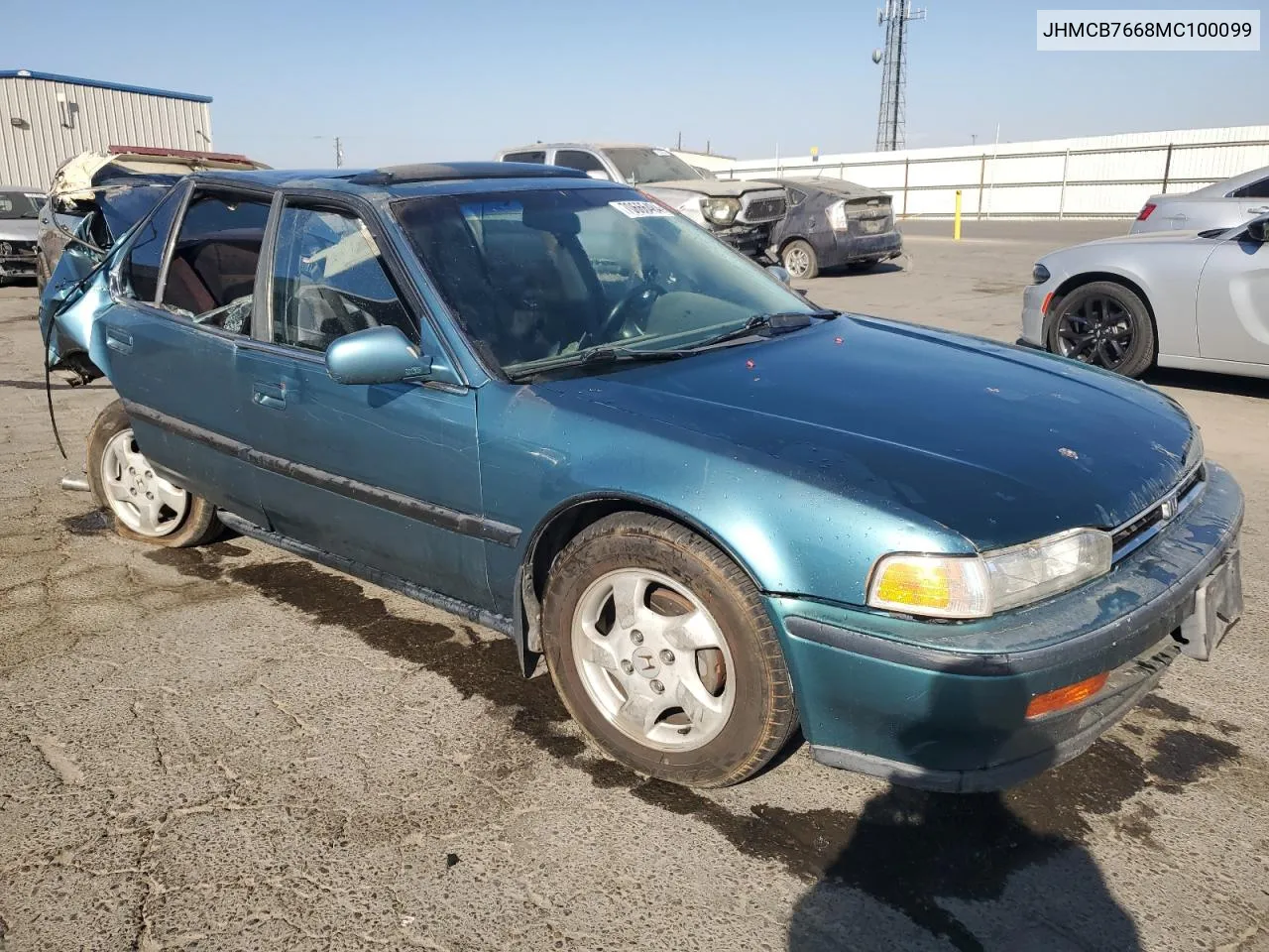 1991 Honda Accord Ex VIN: JHMCB7668MC100099 Lot: 70666484