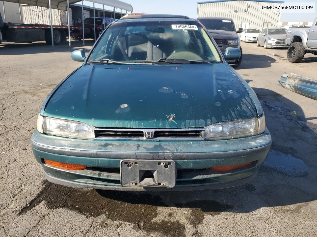 1991 Honda Accord Ex VIN: JHMCB7668MC100099 Lot: 70666484