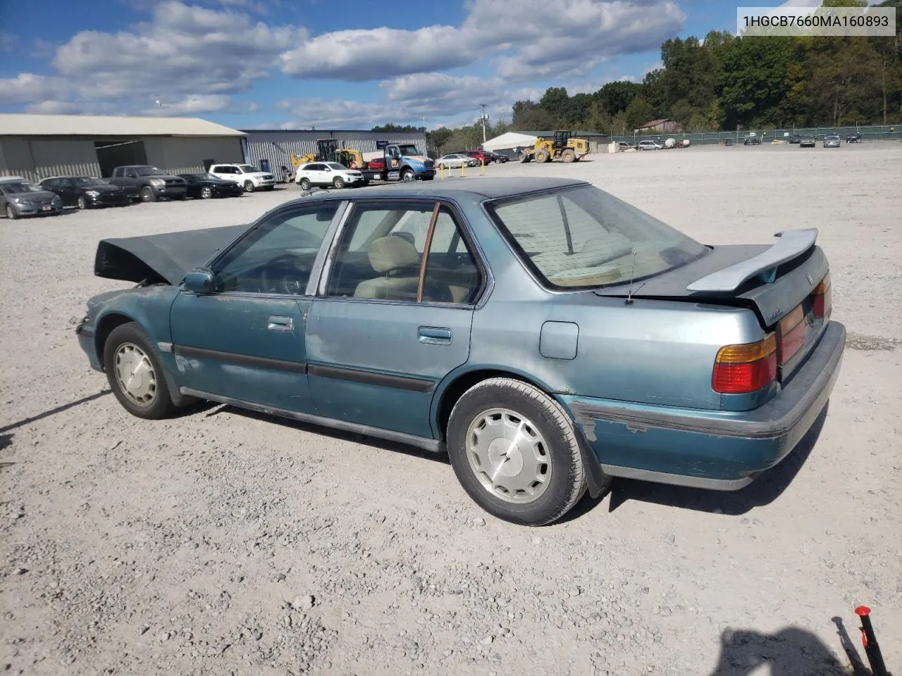 1991 Honda Accord Ex VIN: 1HGCB7660MA160893 Lot: 76260314