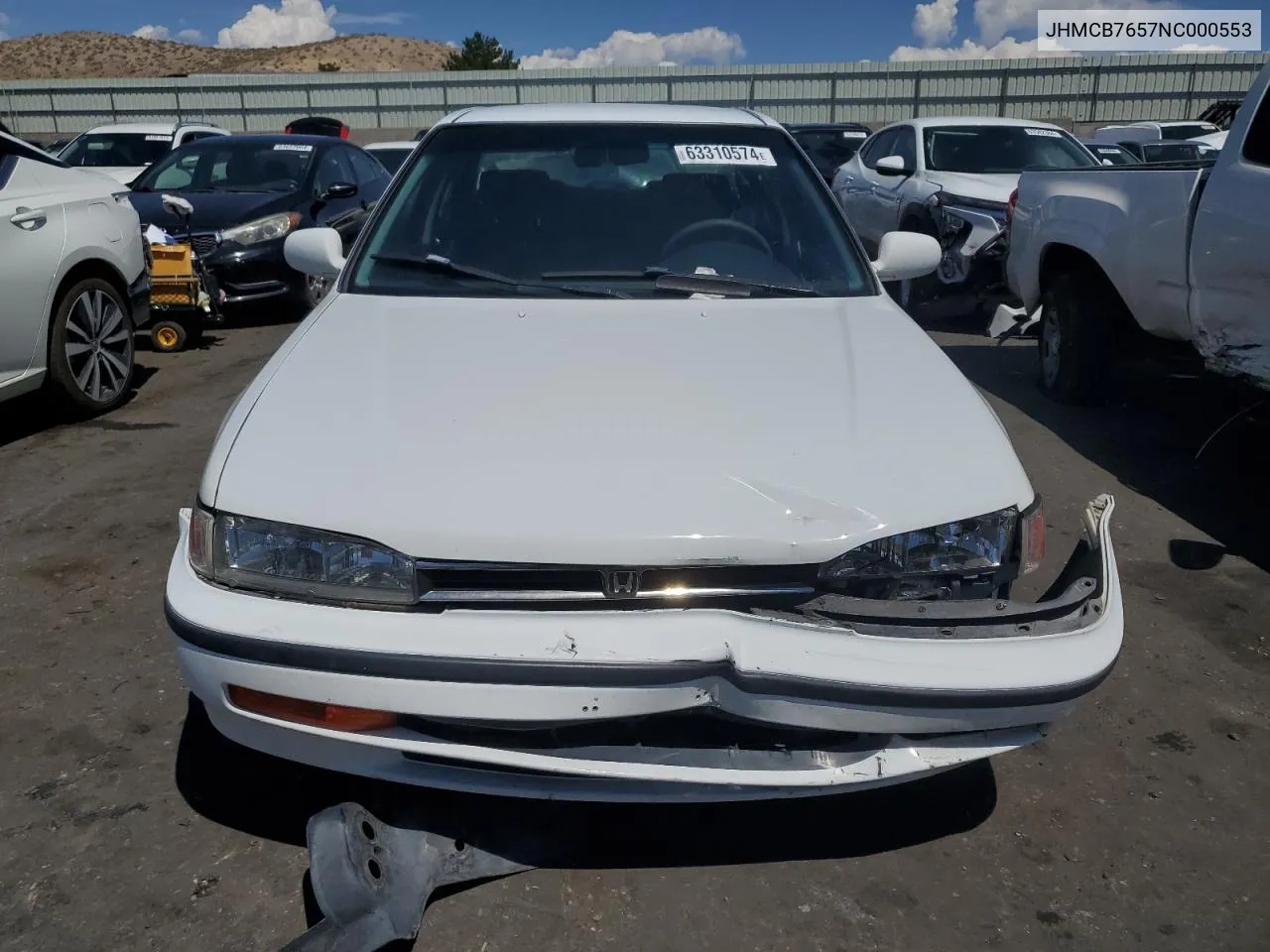 JHMCB7657NC000553 1992 Honda Accord Lx