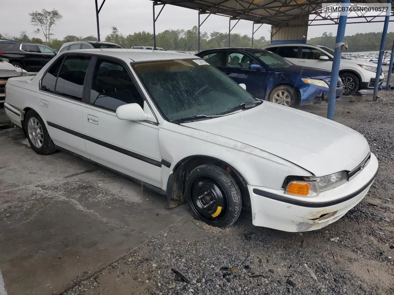 1992 Honda Accord Lx VIN: JHMCB7655NC010577 Lot: 73209134