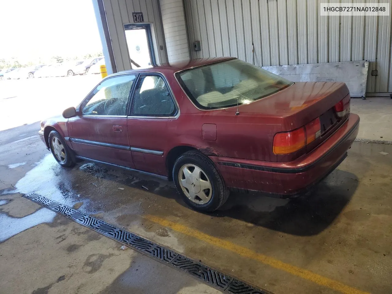 1992 Honda Accord Ex VIN: 1HGCB7271NA012848 Lot: 73232364