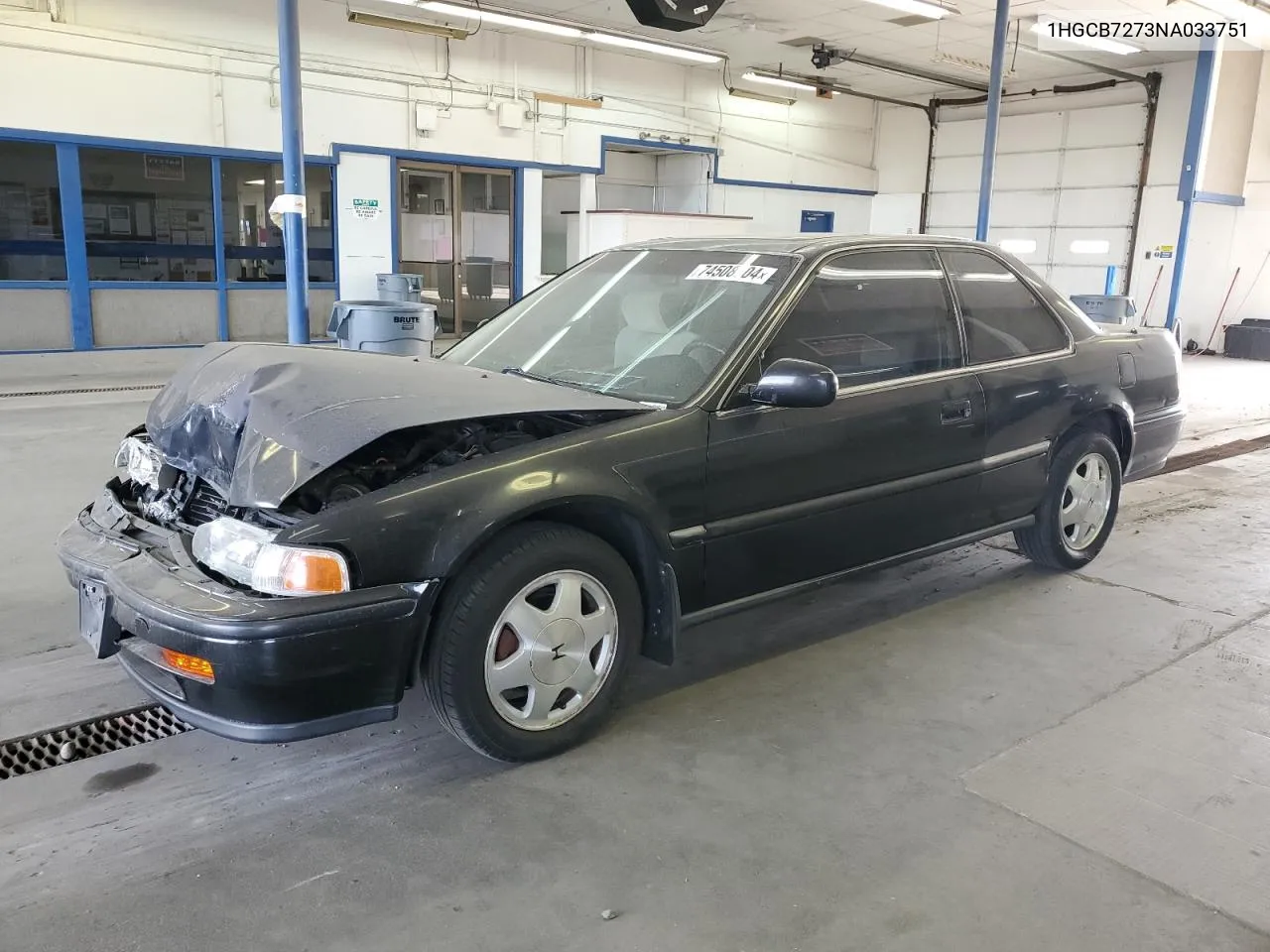 1992 Honda Accord Ex VIN: 1HGCB7273NA033751 Lot: 74508704