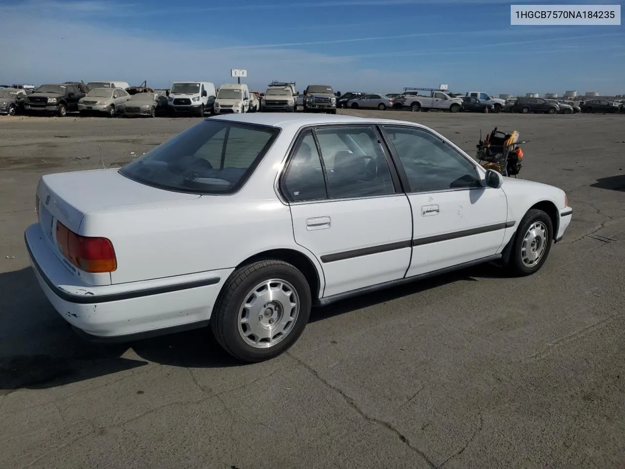 1992 Honda Accord Ex VIN: 1HGCB7570NA184235 Lot: 74853974