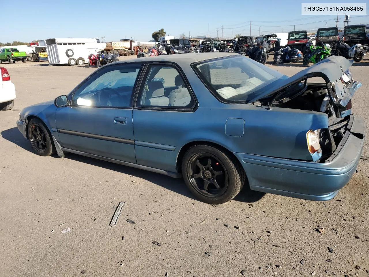 1992 Honda Accord Lx VIN: 1HGCB7151NA058485 Lot: 79960854