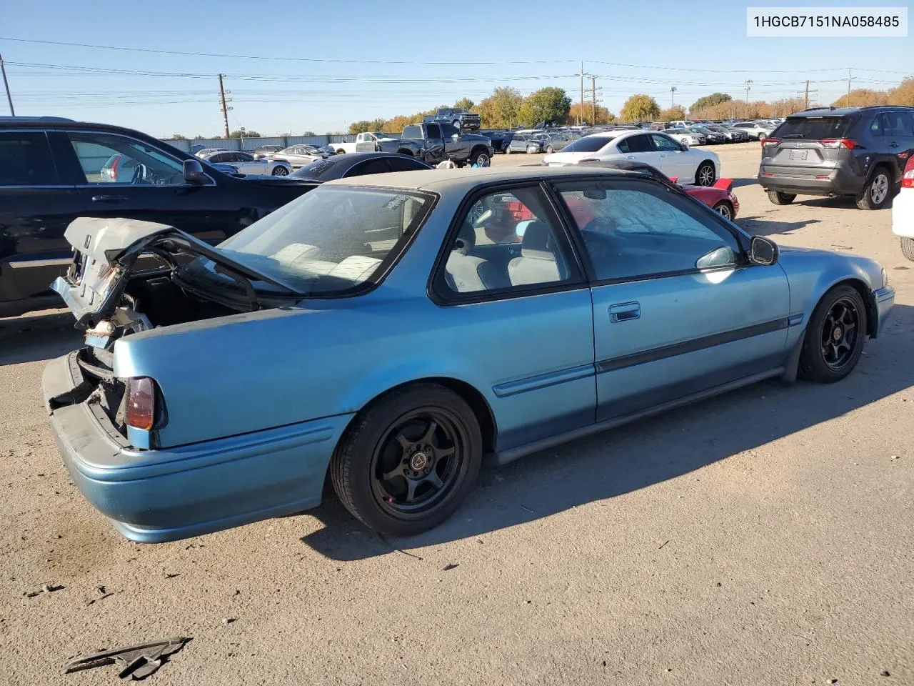 1992 Honda Accord Lx VIN: 1HGCB7151NA058485 Lot: 79960854