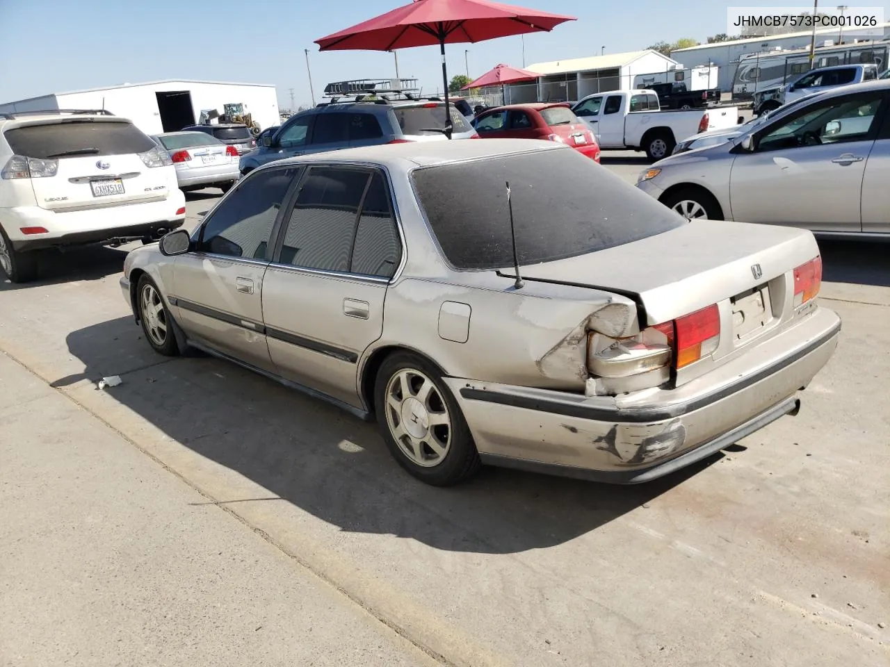 1993 Honda Accord Ex VIN: JHMCB7573PC001026 Lot: 73429034