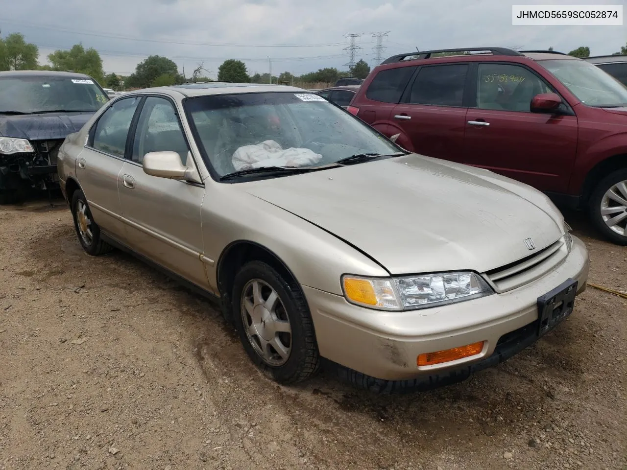 1995 Honda Accord Ex VIN: JHMCD5659SC052874 Lot: 55219044