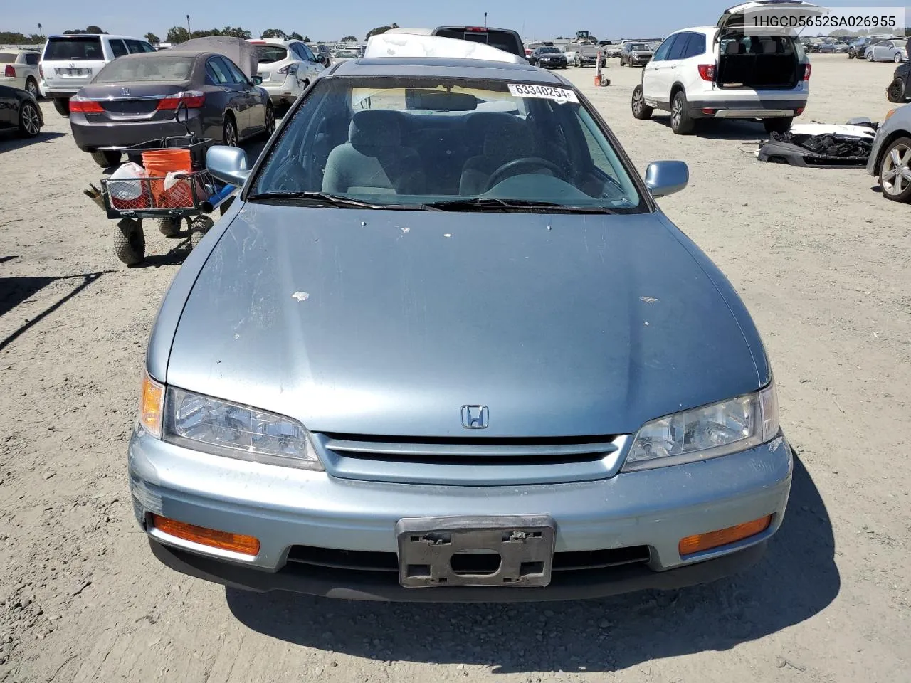 1995 Honda Accord Ex VIN: 1HGCD5652SA026955 Lot: 63340254