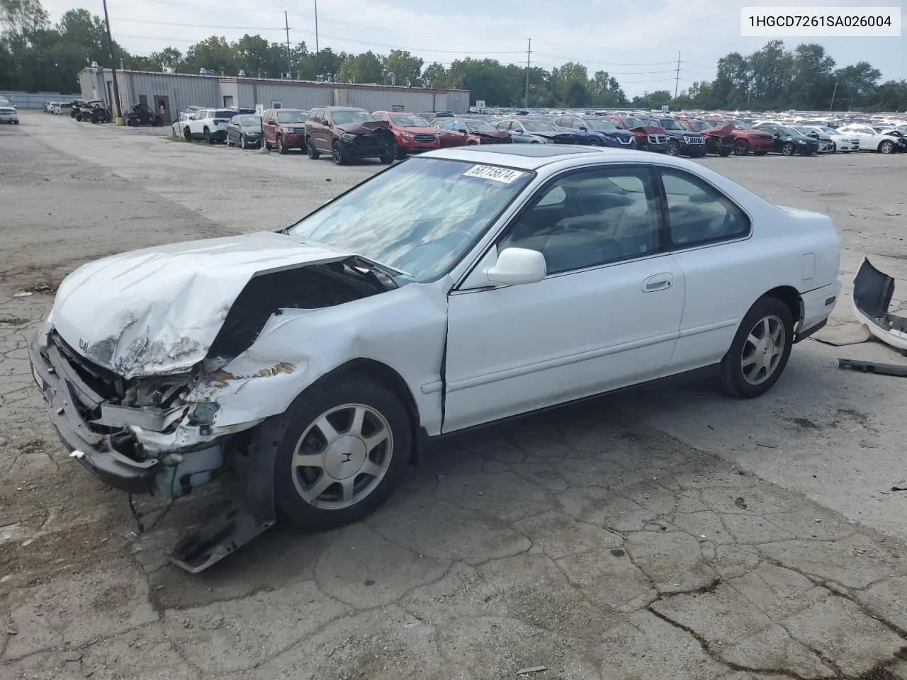 1995 Honda Accord Ex VIN: 1HGCD7261SA026004 Lot: 68715674