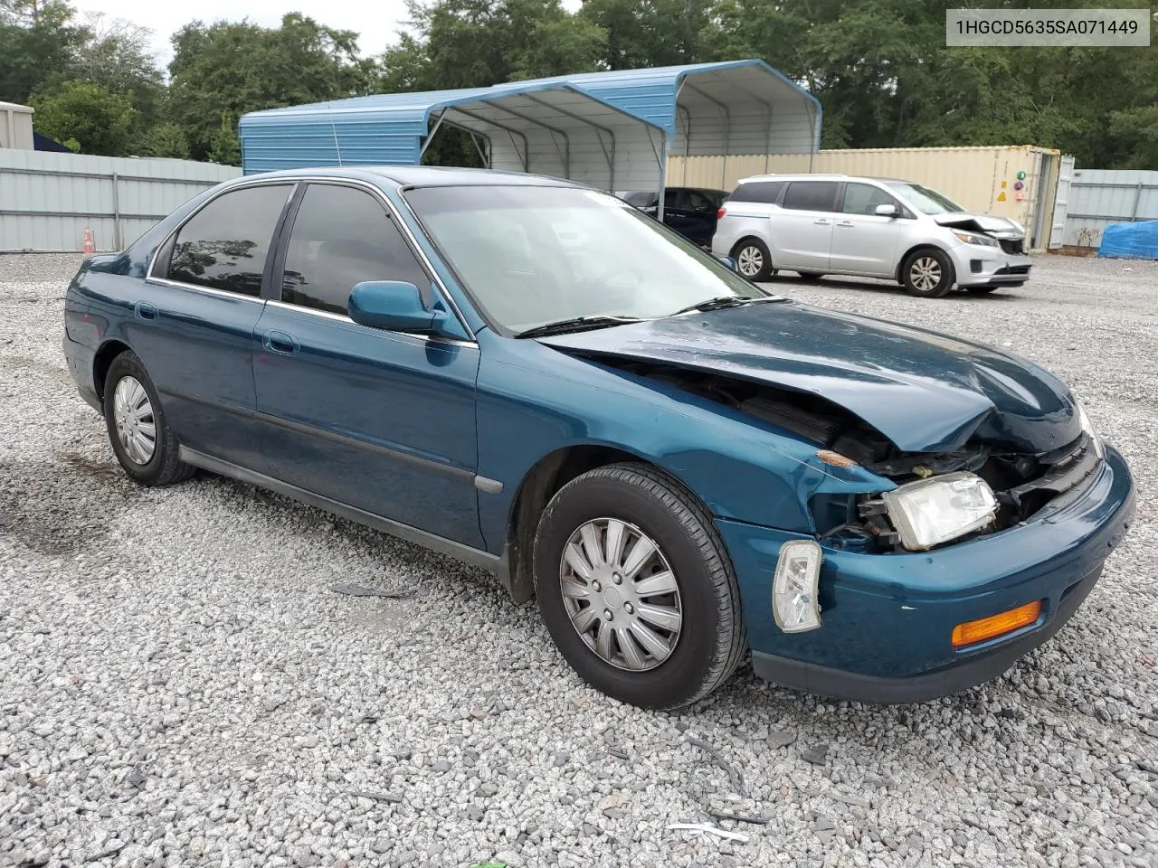 1995 Honda Accord Lx VIN: 1HGCD5635SA071449 Lot: 71596954