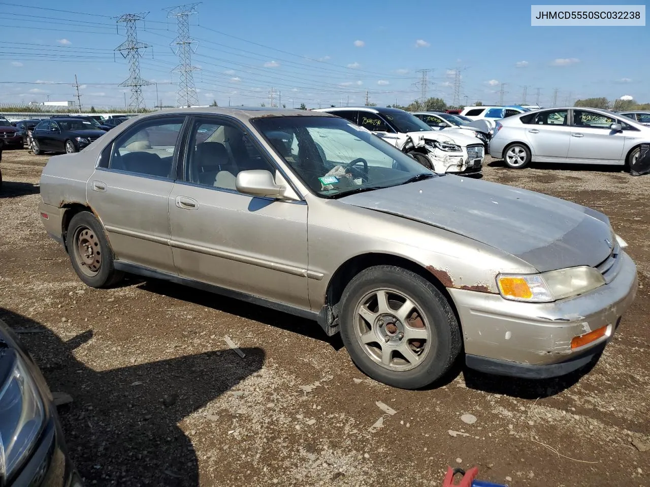 1995 Honda Accord Ex VIN: JHMCD5550SC032238 Lot: 72586064