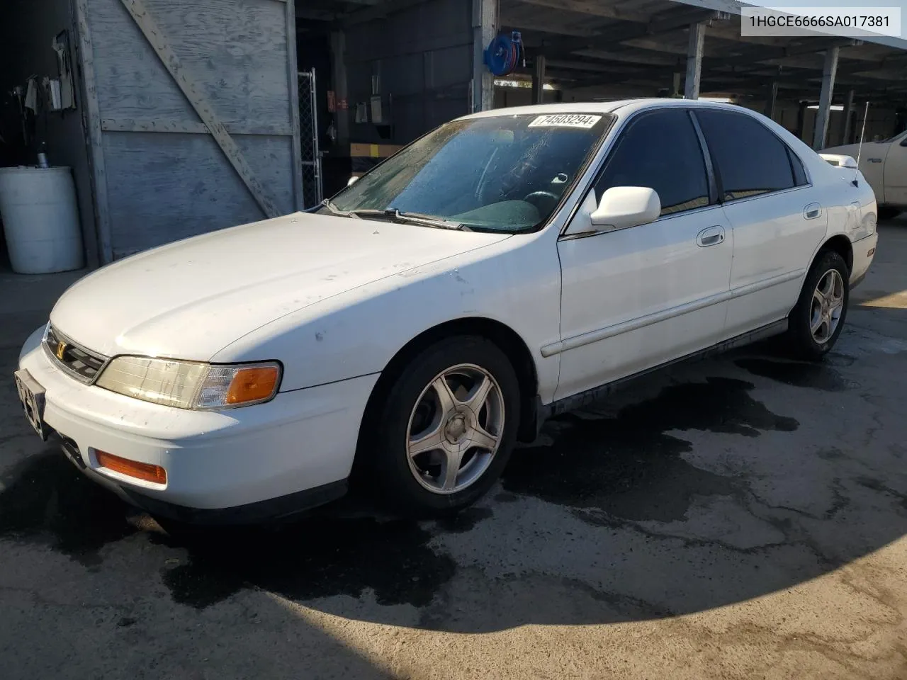 1995 Honda Accord Ex VIN: 1HGCE6666SA017381 Lot: 74503294