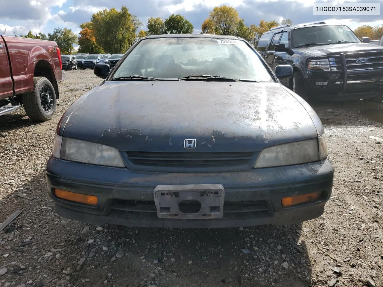 1995 Honda Accord Ex VIN: 1HGCD7153SA039071 Lot: 75856494