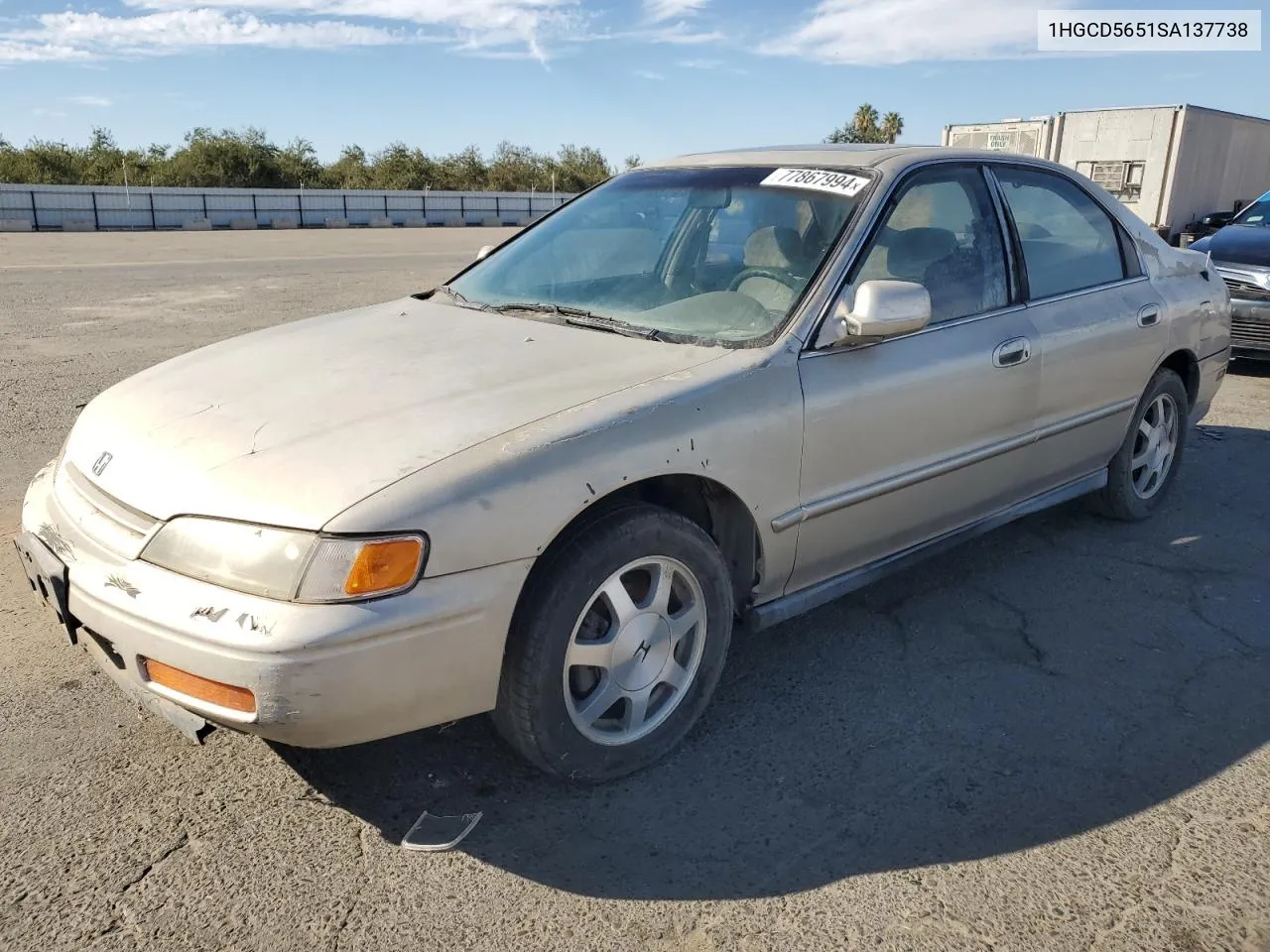 1HGCD5651SA137738 1995 Honda Accord Ex