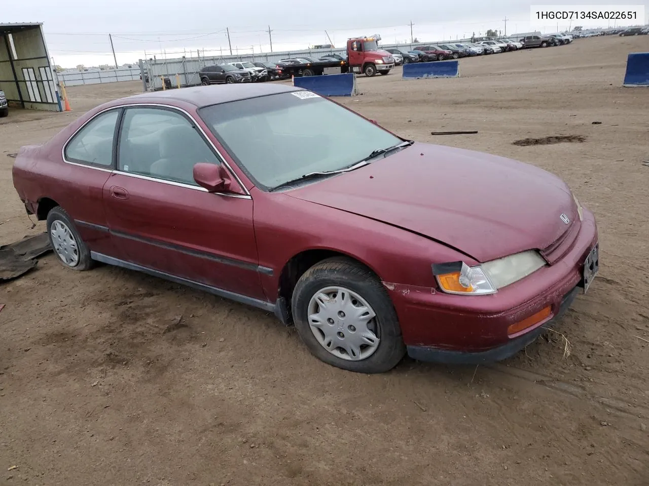 1995 Honda Accord Lx VIN: 1HGCD7134SA022651 Lot: 78134354