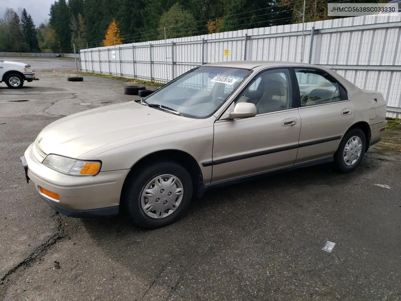 1995 Honda Accord Lx VIN: JHMCD5638SC033330 Lot: 78502614