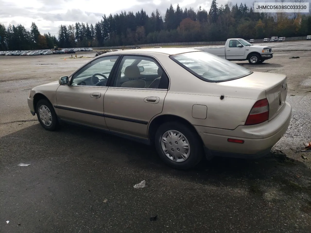 1995 Honda Accord Lx VIN: JHMCD5638SC033330 Lot: 78502614