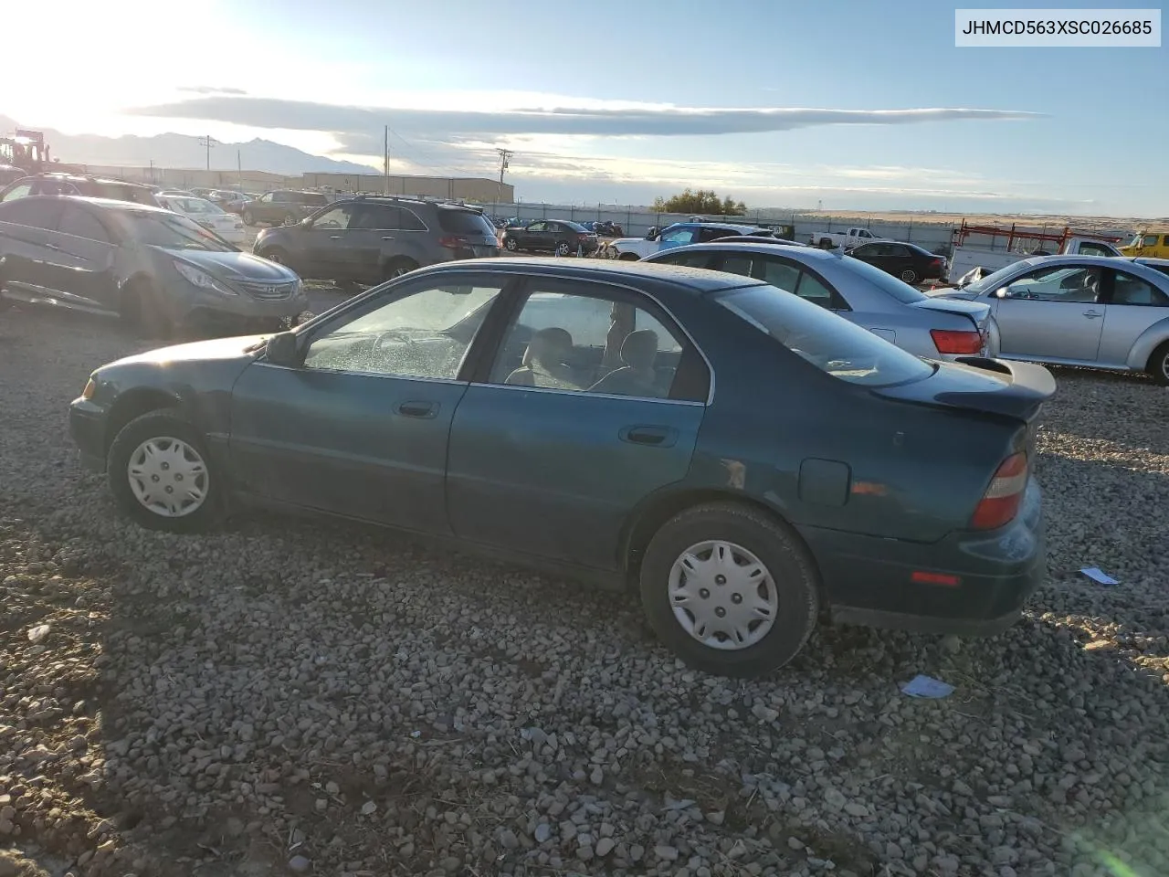 1995 Honda Accord Lx VIN: JHMCD563XSC026685 Lot: 78528614