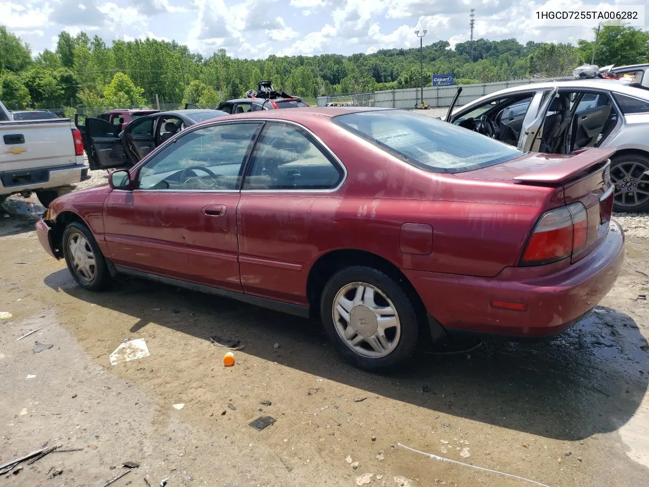 1996 Honda Accord Ex VIN: 1HGCD7255TA006282 Lot: 55190384