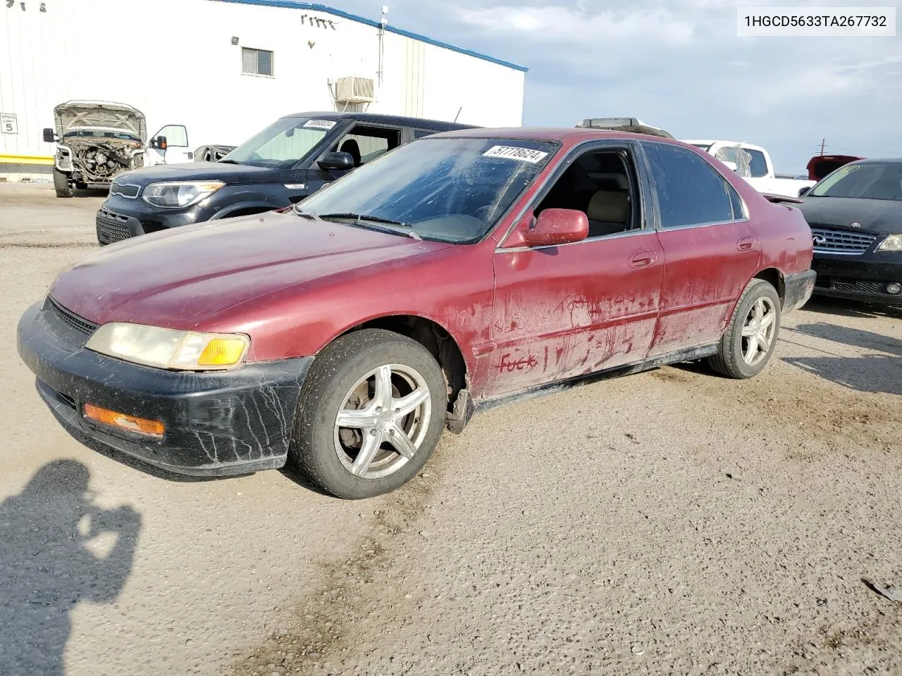 1996 Honda Accord Lx VIN: 1HGCD5633TA267732 Lot: 57778624