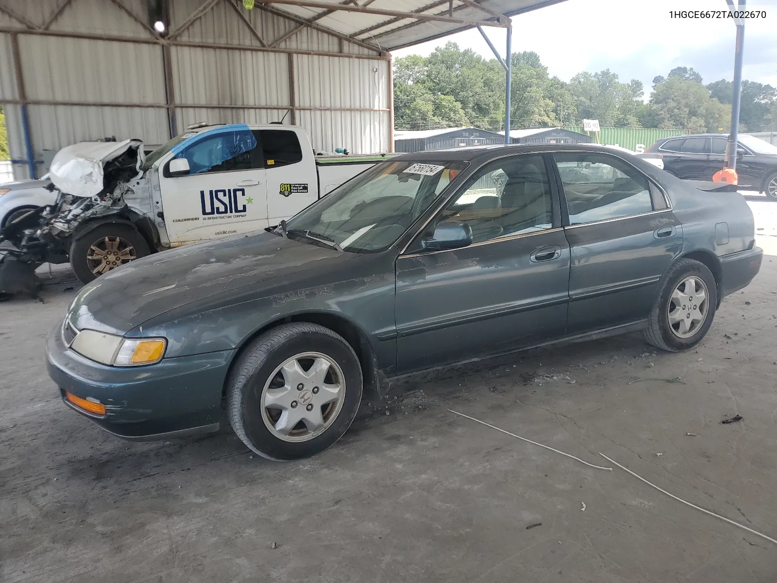 1996 Honda Accord Ex VIN: 1HGCE6672TA022670 Lot: 67560154