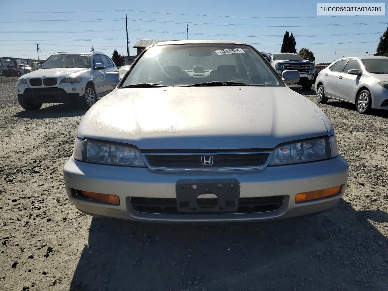 1996 Honda Accord Lx VIN: 1HGCD5638TA016205 Lot: 74005634