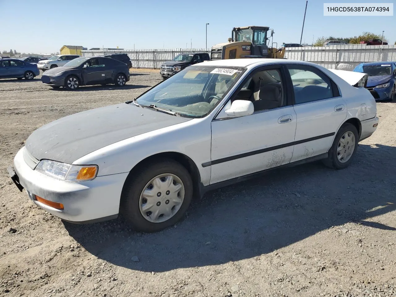 1996 Honda Accord Lx VIN: 1HGCD5638TA074394 Lot: 76624904