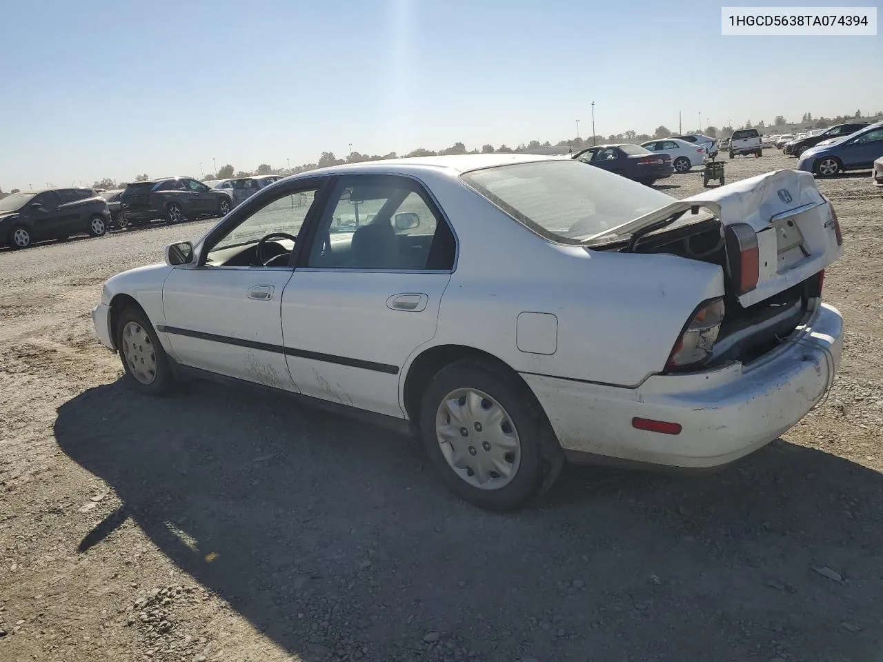 1996 Honda Accord Lx VIN: 1HGCD5638TA074394 Lot: 76624904