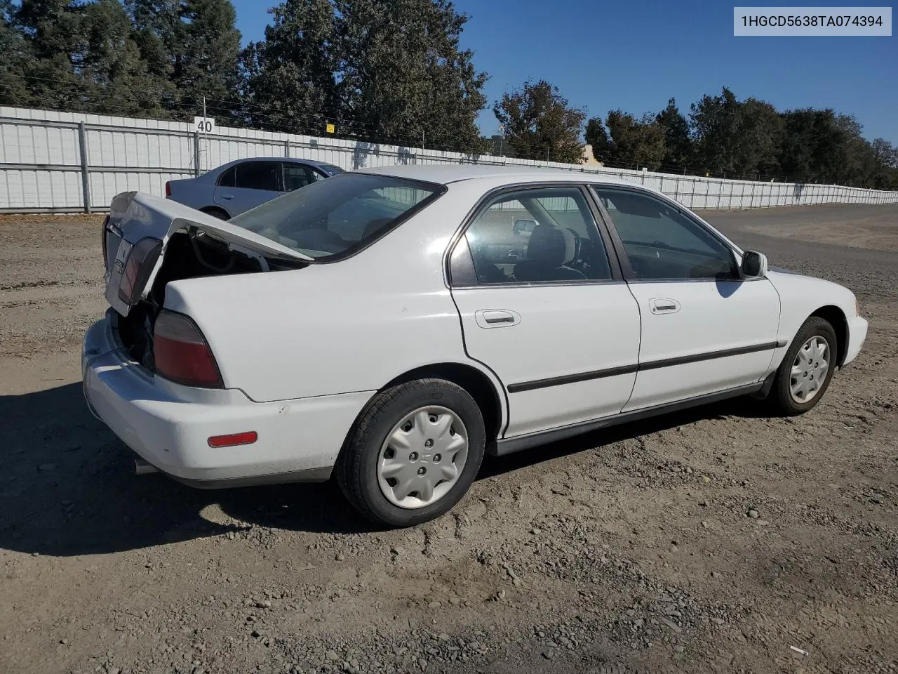 1996 Honda Accord Lx VIN: 1HGCD5638TA074394 Lot: 76624904