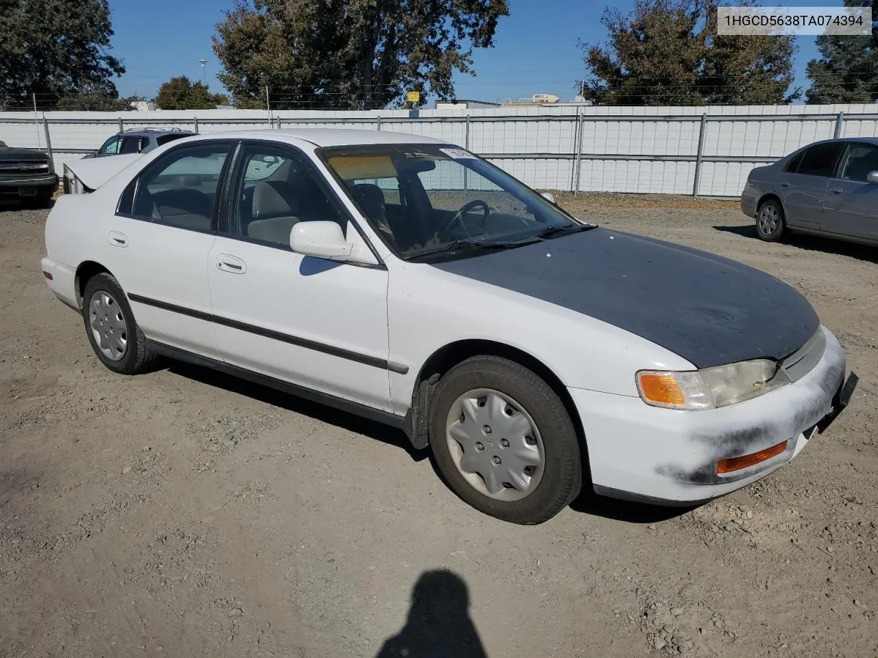 1996 Honda Accord Lx VIN: 1HGCD5638TA074394 Lot: 76624904