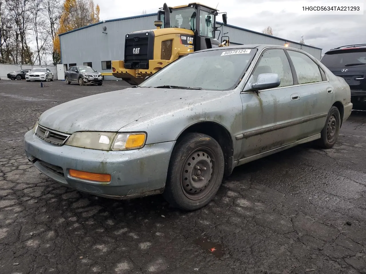 1996 Honda Accord Lx VIN: 1HGCD5634TA221293 Lot: 80578124