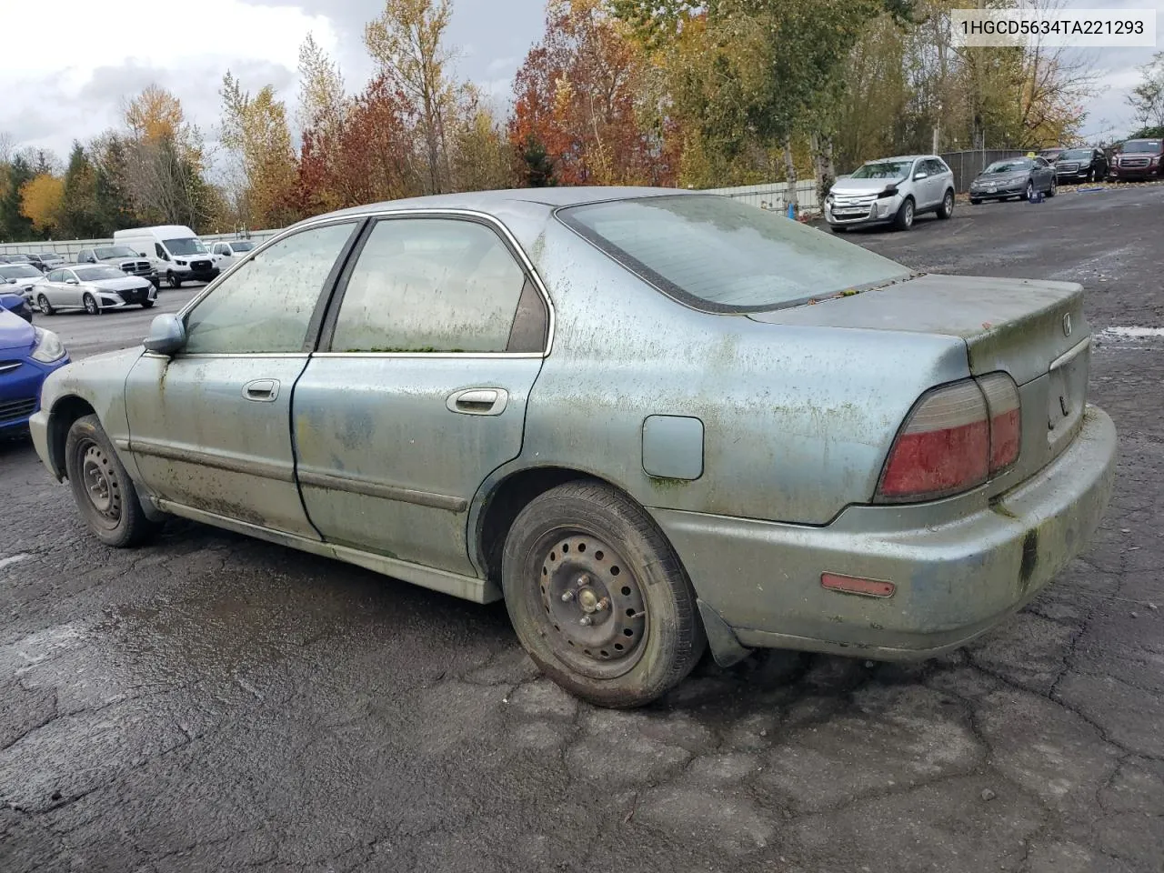 1996 Honda Accord Lx VIN: 1HGCD5634TA221293 Lot: 80578124