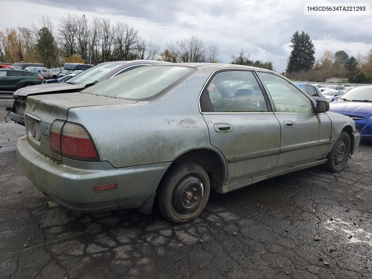 1996 Honda Accord Lx VIN: 1HGCD5634TA221293 Lot: 80578124