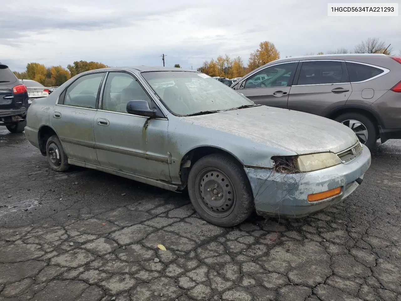 1996 Honda Accord Lx VIN: 1HGCD5634TA221293 Lot: 80578124