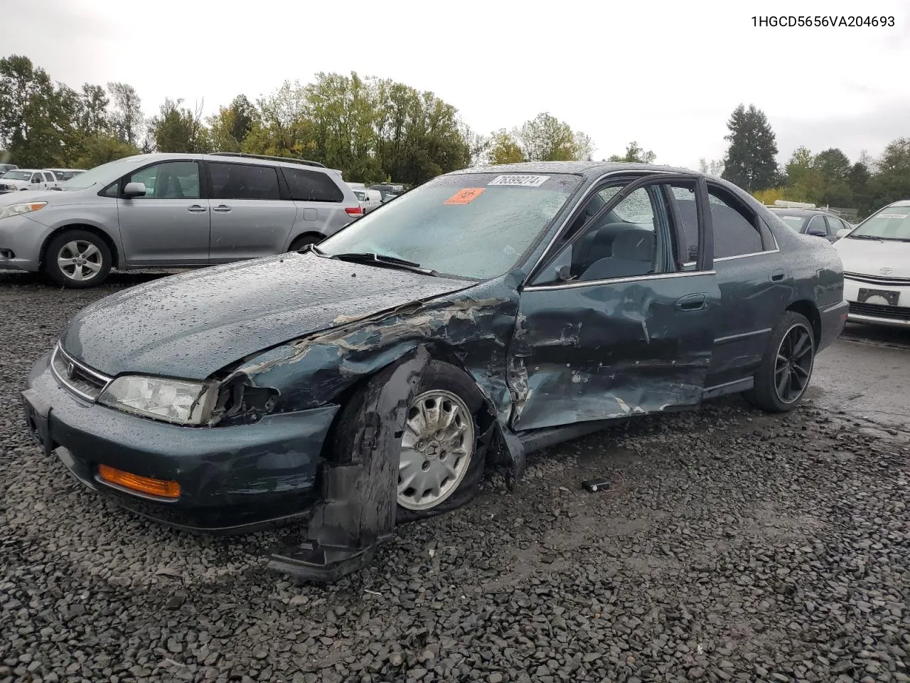 1997 Honda Accord Ex VIN: 1HGCD5656VA204693 Lot: 76399274