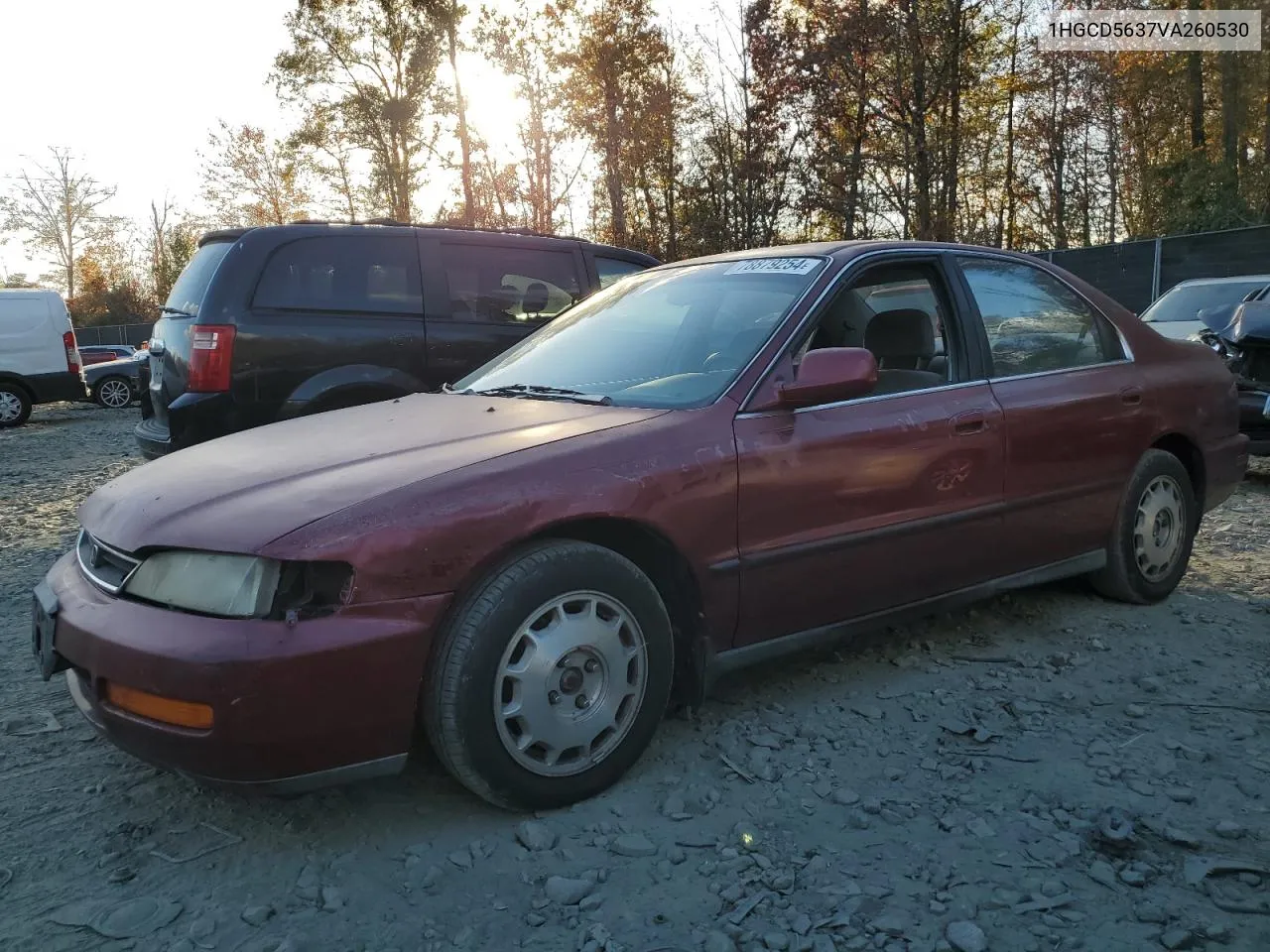 1997 Honda Accord Lx VIN: 1HGCD5637VA260530 Lot: 78879254