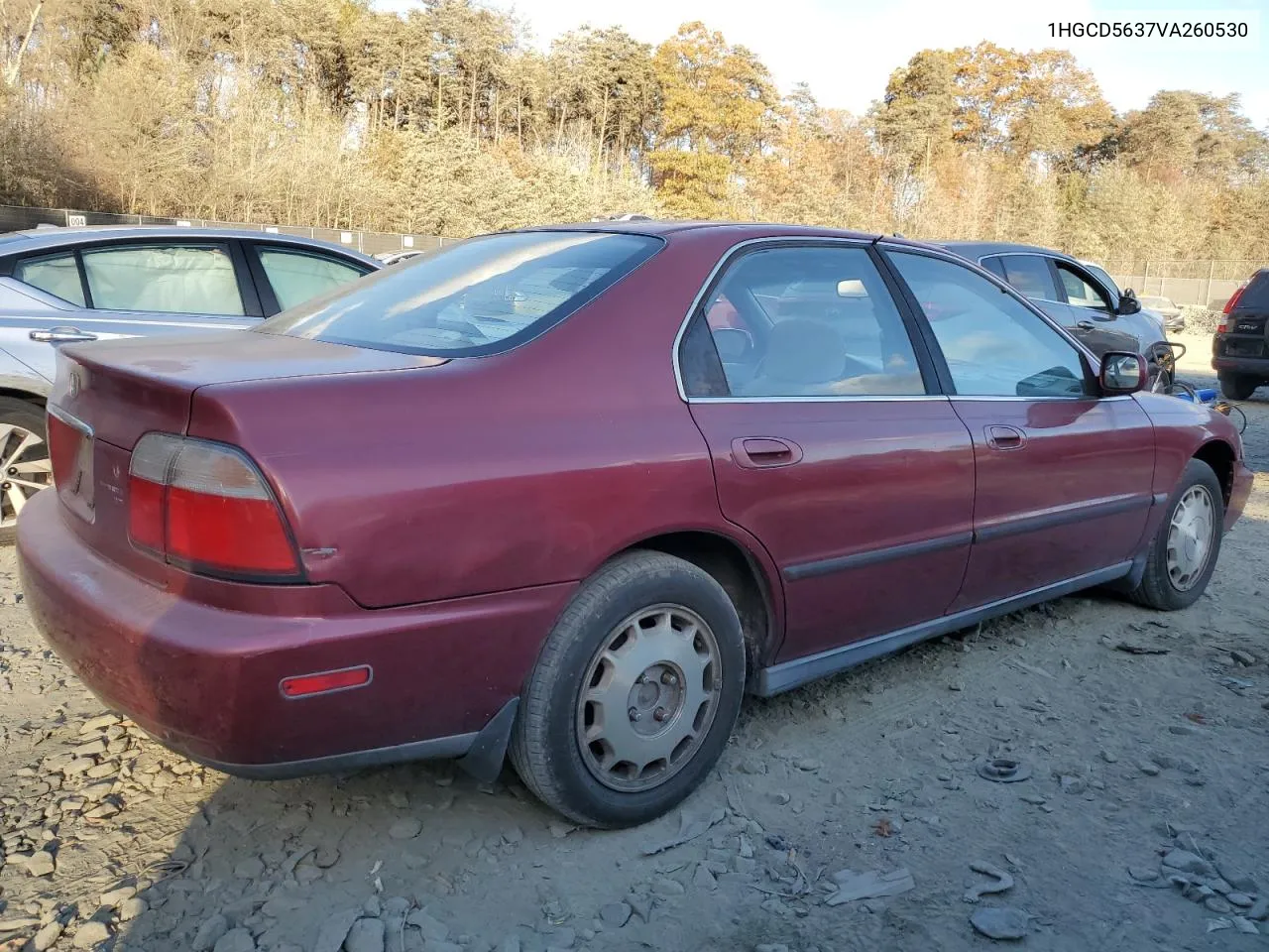 1997 Honda Accord Lx VIN: 1HGCD5637VA260530 Lot: 78879254