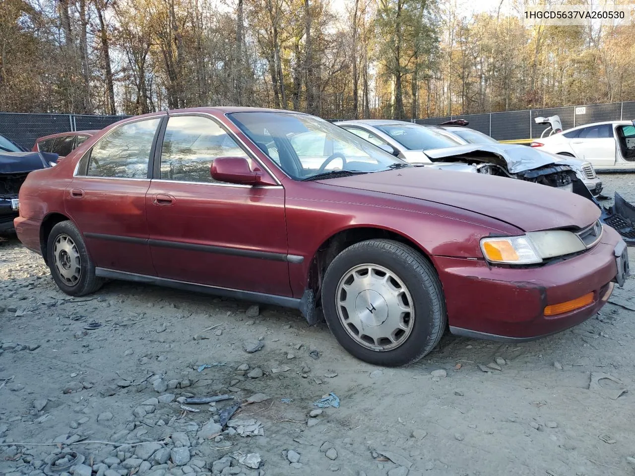 1997 Honda Accord Lx VIN: 1HGCD5637VA260530 Lot: 78879254