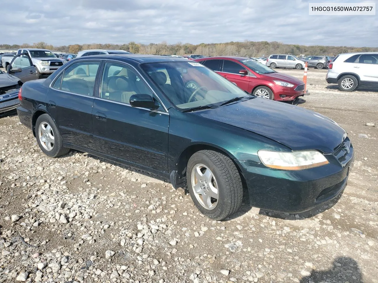 1998 Honda Accord Ex VIN: 1HGCG1650WA072757 Lot: 78200474