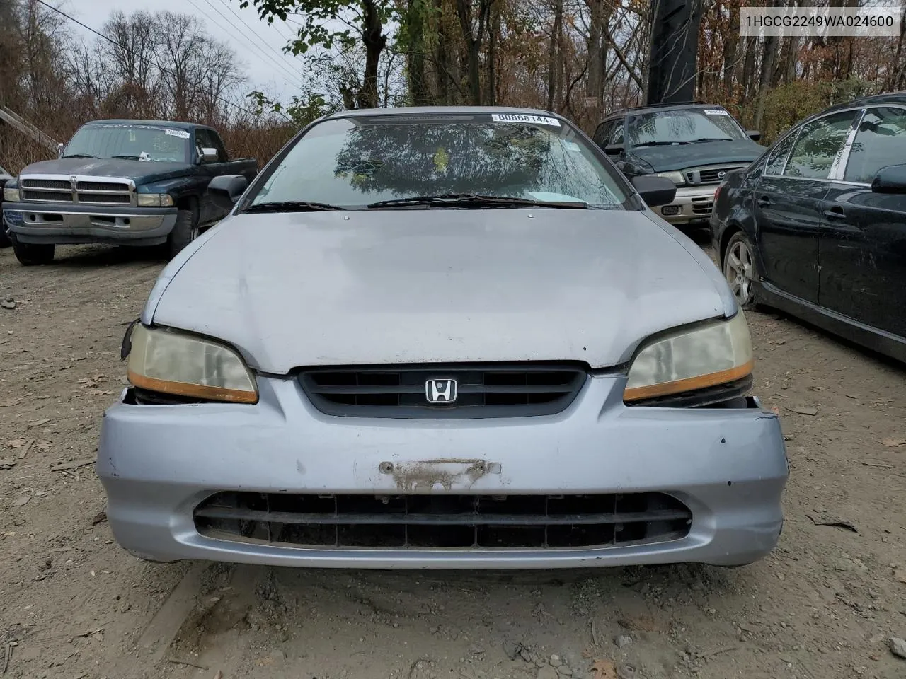 1998 Honda Accord Lx VIN: 1HGCG2249WA024600 Lot: 80868144