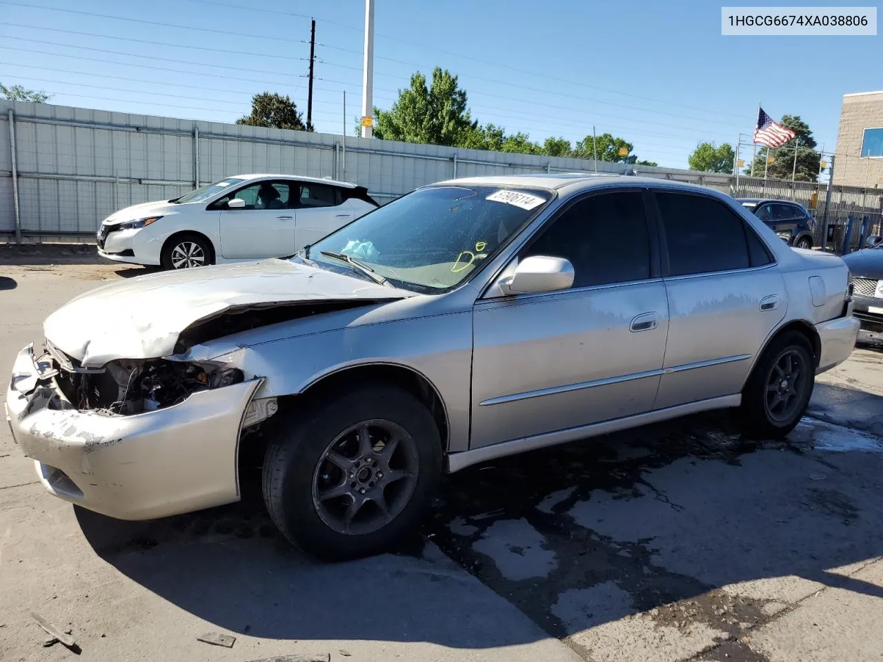 1999 Honda Accord Ex VIN: 1HGCG6674XA038806 Lot: 57906114