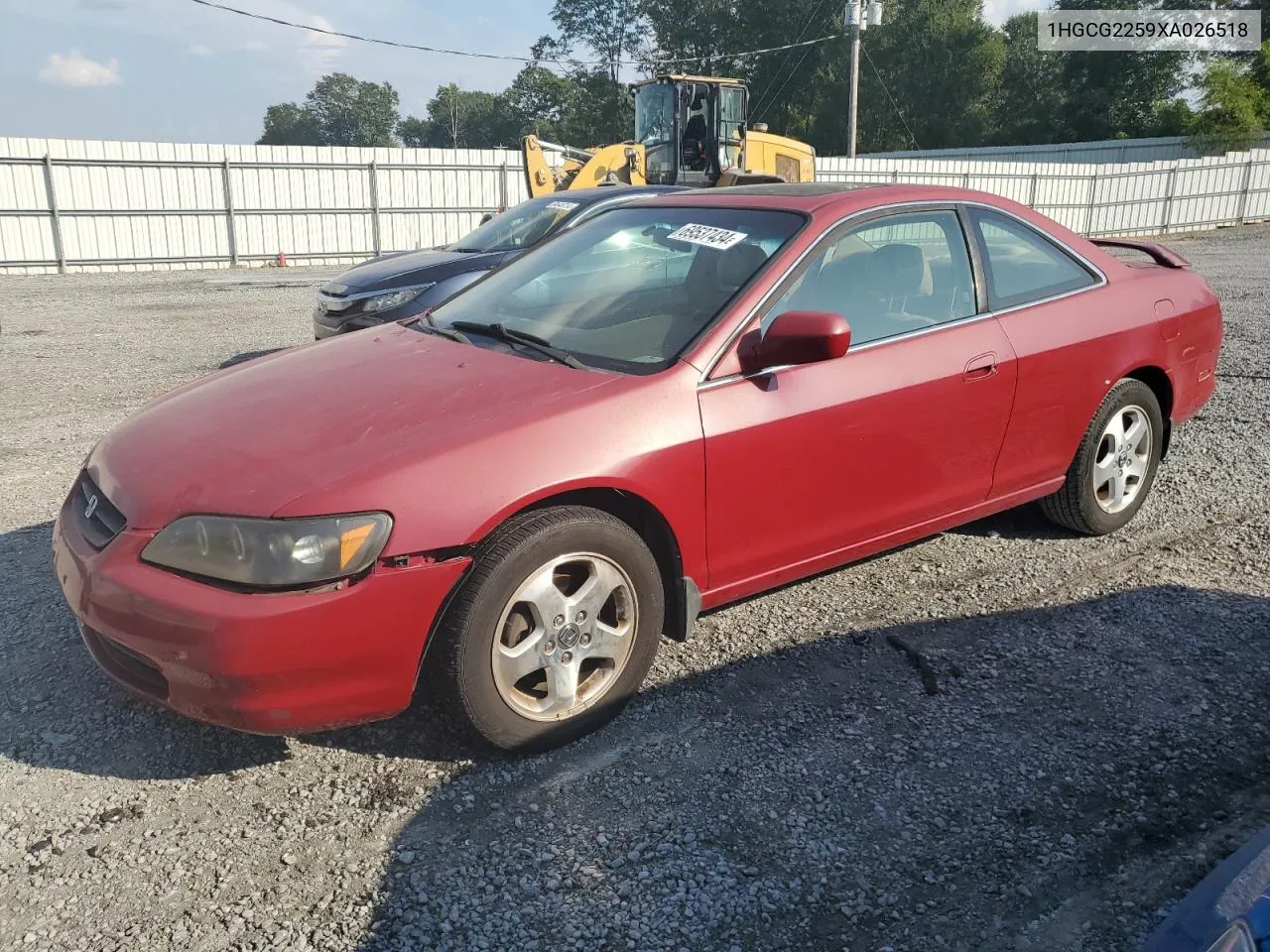 1HGCG2259XA026518 1999 Honda Accord Ex