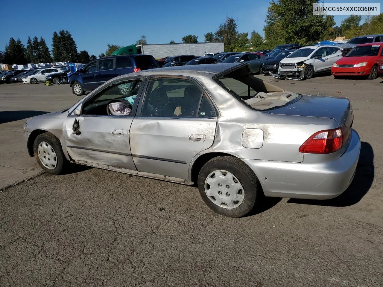 1999 Honda Accord Lx VIN: JHMCG564XXC036091 Lot: 73545114