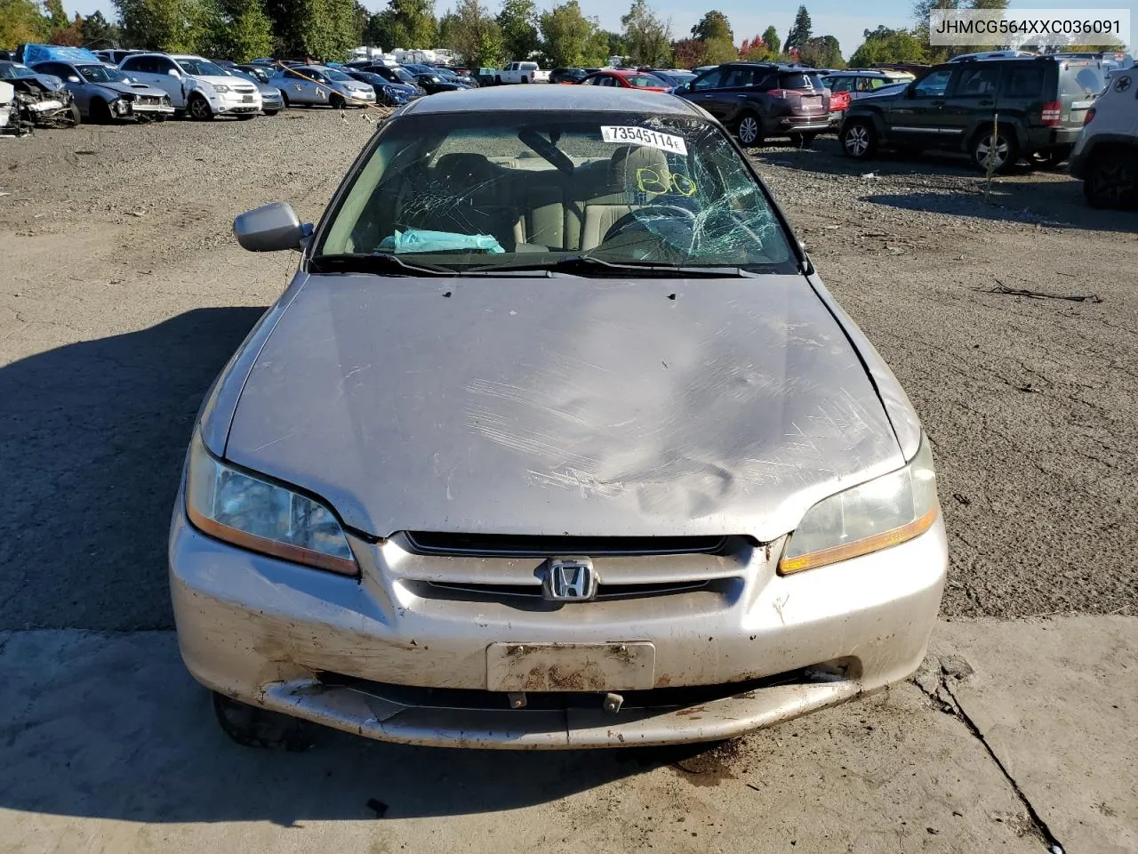 1999 Honda Accord Lx VIN: JHMCG564XXC036091 Lot: 73545114