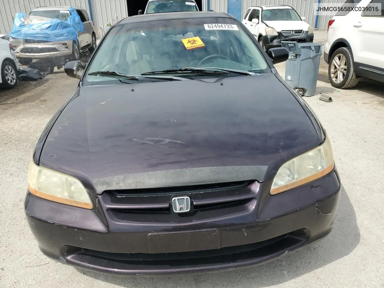 1999 Honda Accord Ex VIN: JHMCG5658XC039015 Lot: 74226024