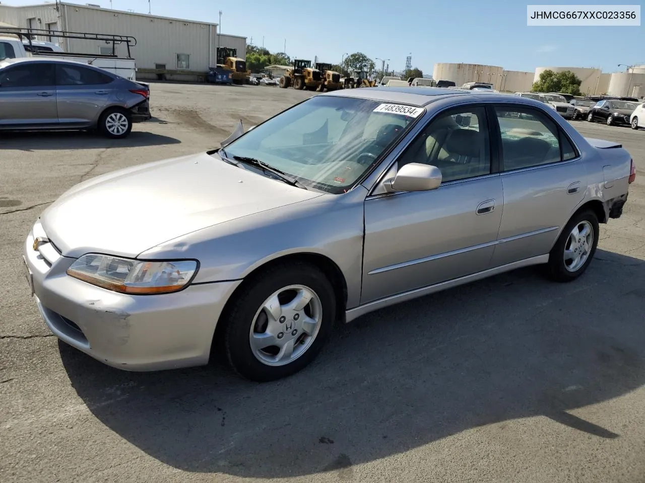 1999 Honda Accord Ex VIN: JHMCG667XXC023356 Lot: 74839534